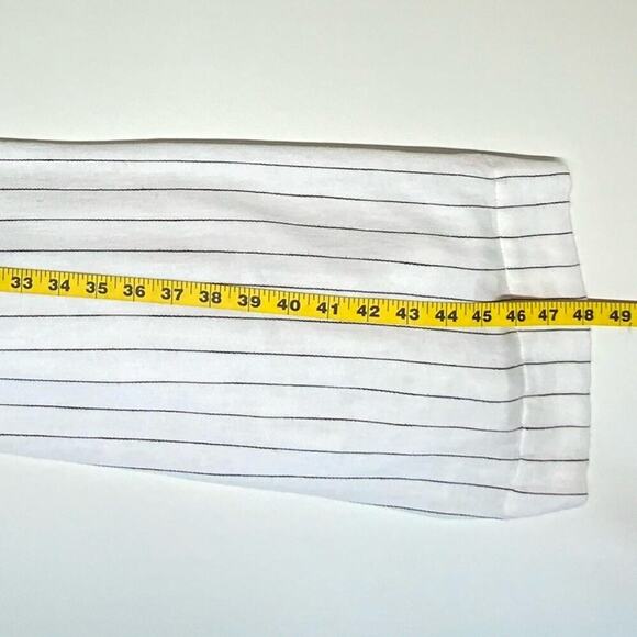 EUC | Avec Les Filles | Striped Midi Dress | White | XL - Picture 11 of 13